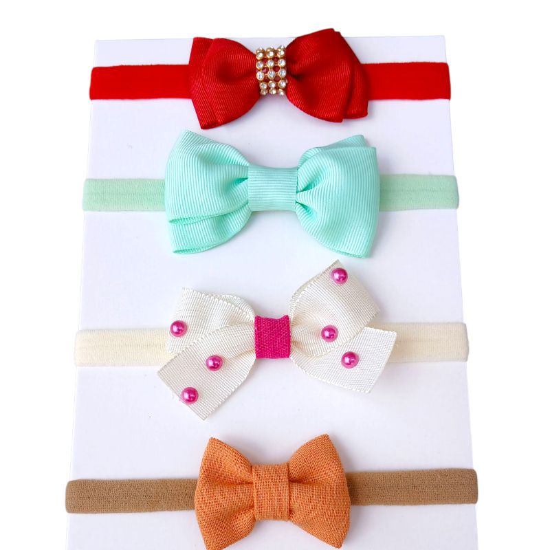 KIT Laços faixa Bebê /Acessório Cabelo Lacinhos /Tiarinhas Gravatinha em Oferta na Shopee
