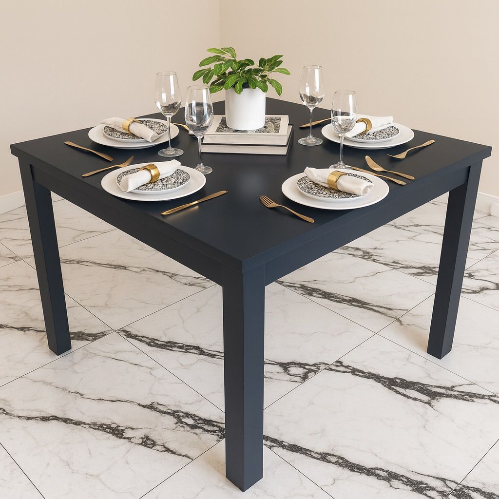 Mesa Industrial Retangular Para Sala de Jantar e Cozinha 90x90 em Oferta na Shopee