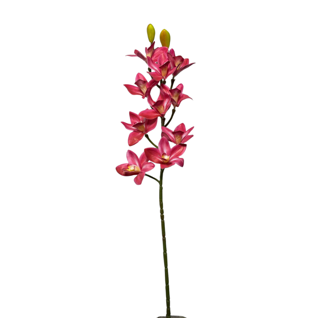 Orquidea Cymbidium Artificial Haste 70cm Com 10 Flores em Oferta na Shopee