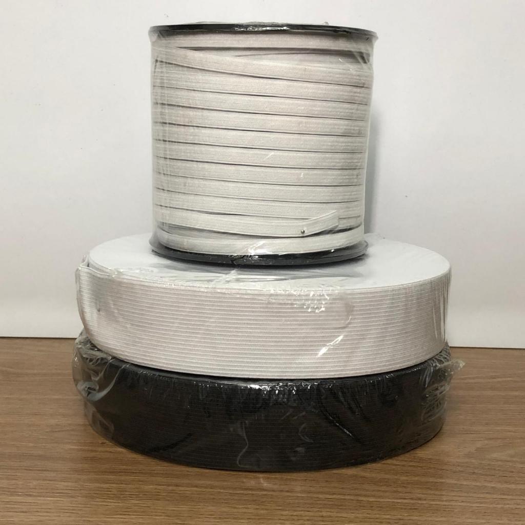 Elástico para Costura Zanotti Jaraguá | Resistente, Macio e em Diversas Larguras | Rolo 25 e 100m em Oferta na Shopee
