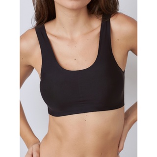 Sutiã Regata Invisível Sem Costura com Bojo Removível em Oferta na Shopee