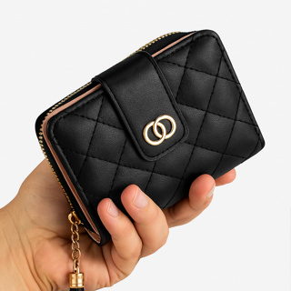 Carteira Feminina Porta Cartões Moedas Couro Sintético Compacta em Oferta na Shopee