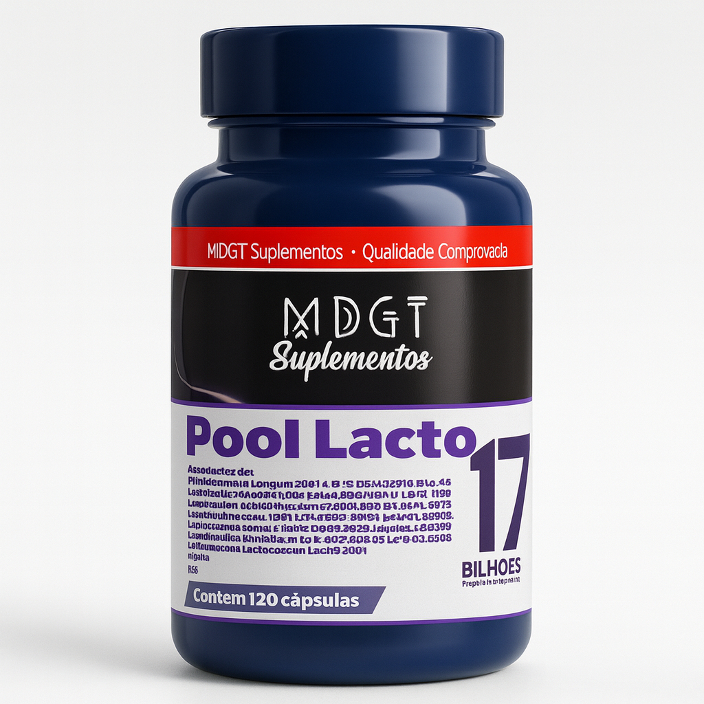 120 caps. 8 cepas. 17 Bi Pool Lactobacillus Probiótico 8 Cepas 17 Bi. Inulina + Fos. 120 cápsulas