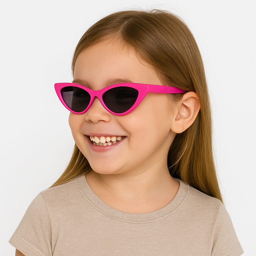 Óculos de Sol Infantil Gatinho Criança 01 a 05 Anos Varias Cores Proteção UV