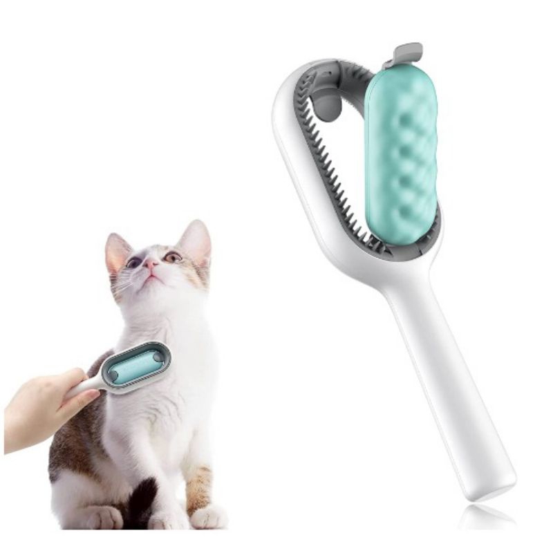 Escova para Gatos Removedor De Pelos Para Cães Escova Gatos Pet Aparador, Remove e Limpa ao mesmo tempo.