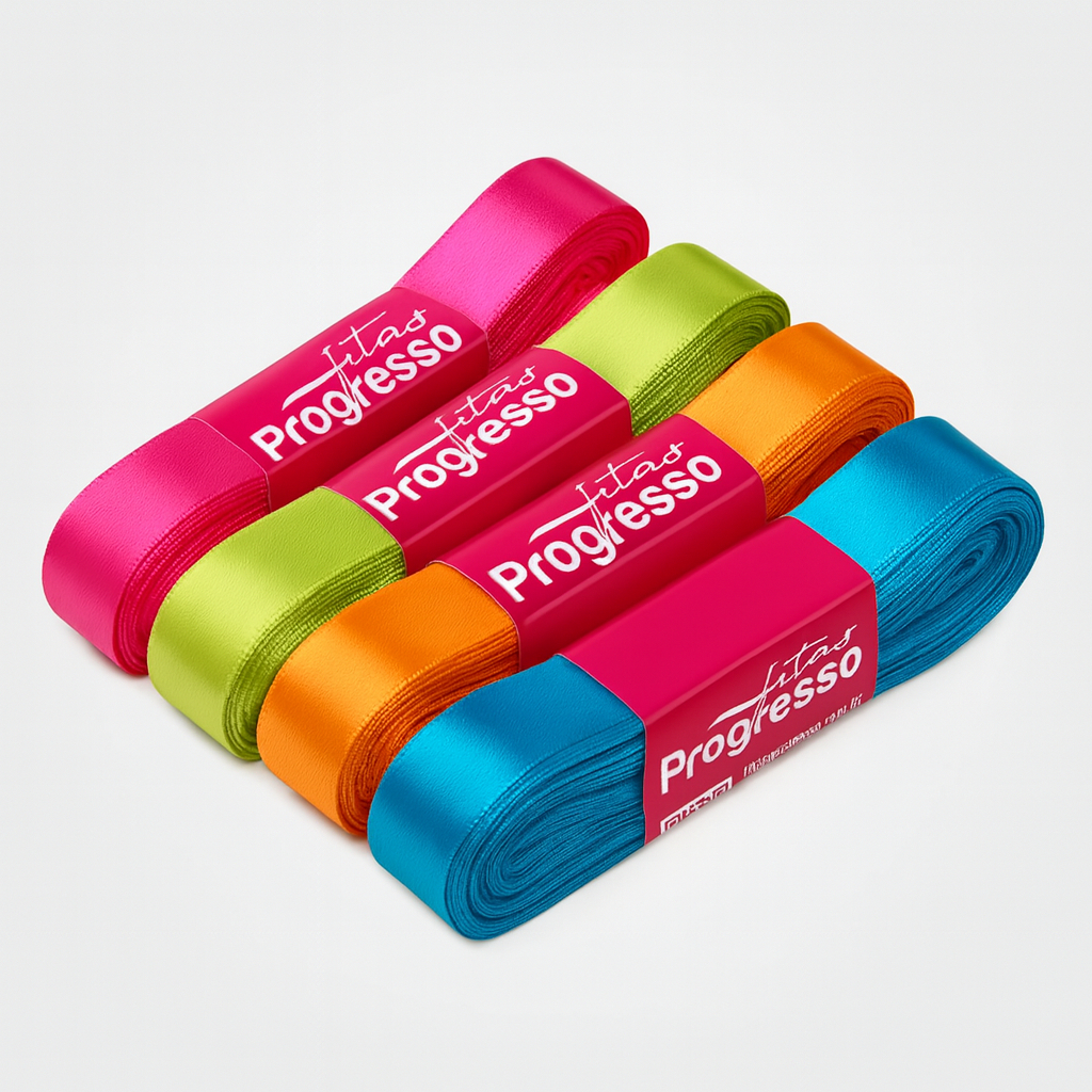 Fitas De Cetim Progresso 15MM em Oferta na Shopee