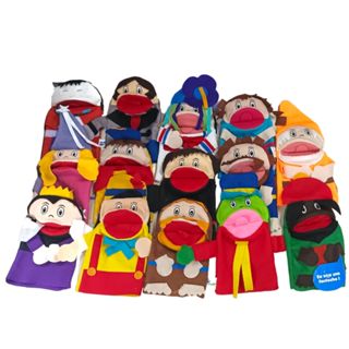 Fantoche de Mão Infantil Feltro com Boca Articulada ou Liso em Oferta na Shopee