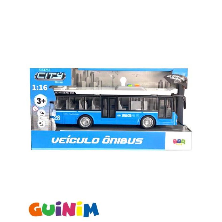 Ônibus com Som Mega City - BBR Toys