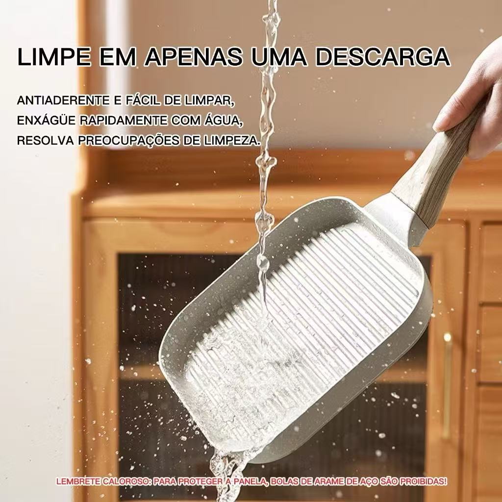 Frigideira Quadrada Antiaderente De Maifanshi Multiuso Para Carnes e Omeletes