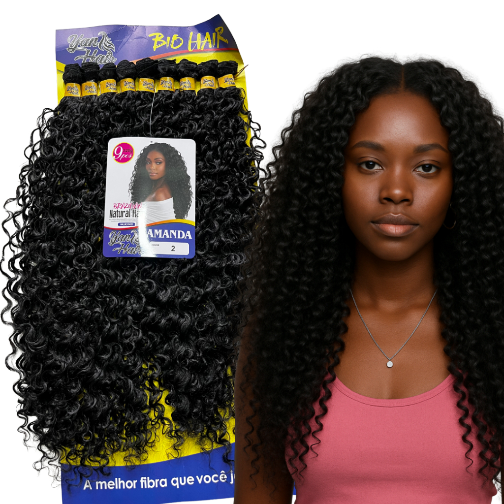 Cabelo Cacheado Natural Hair Yan Orgânico Amanda 320g