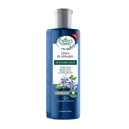 Condicionador Matizante Flores & Vegetais Platinado 310ml em Oferta na Shopee