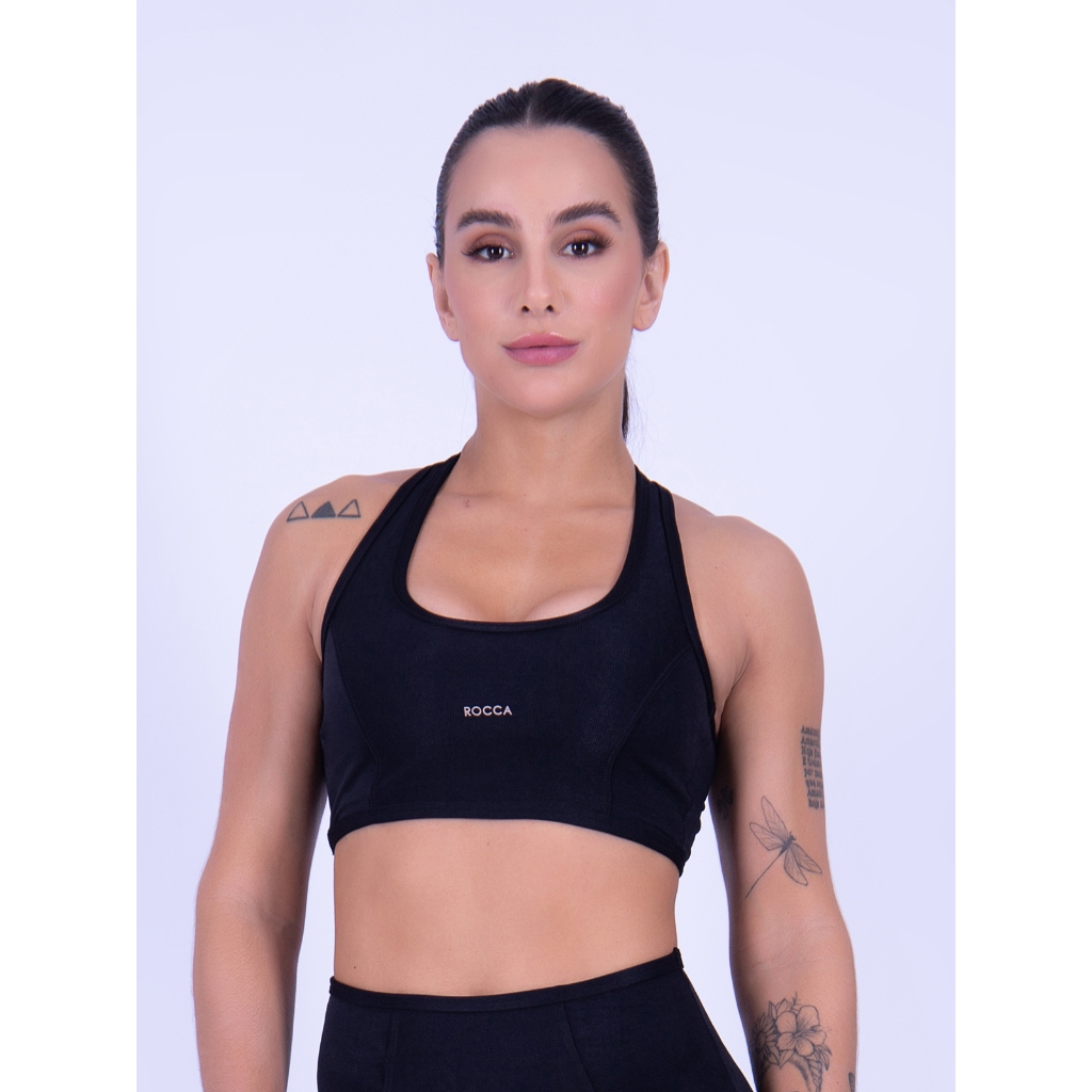 Top Feminino de Poliamida Forma Fit Wonder Canelado