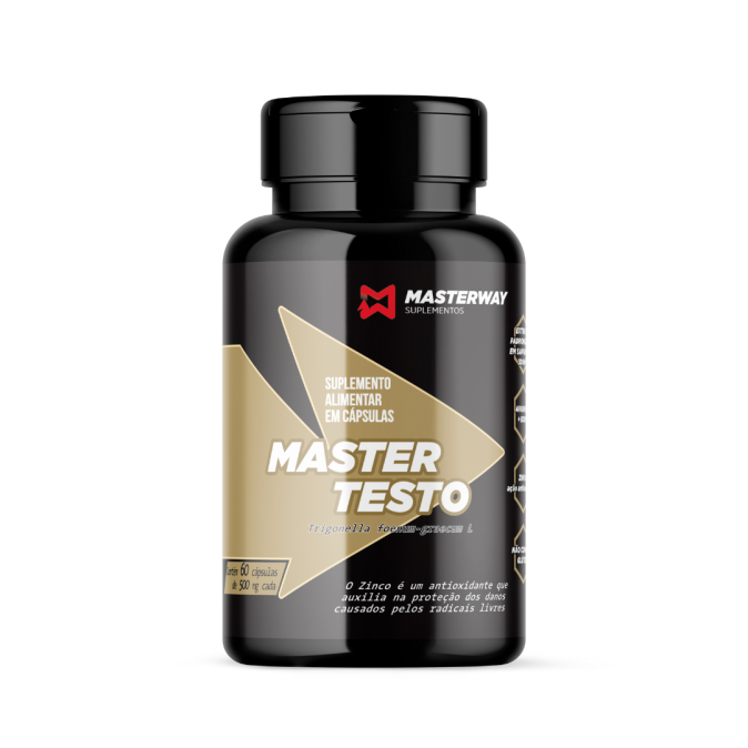 MasterTesto (60 caps) - Masterway Suplementos em Oferta na Shopee