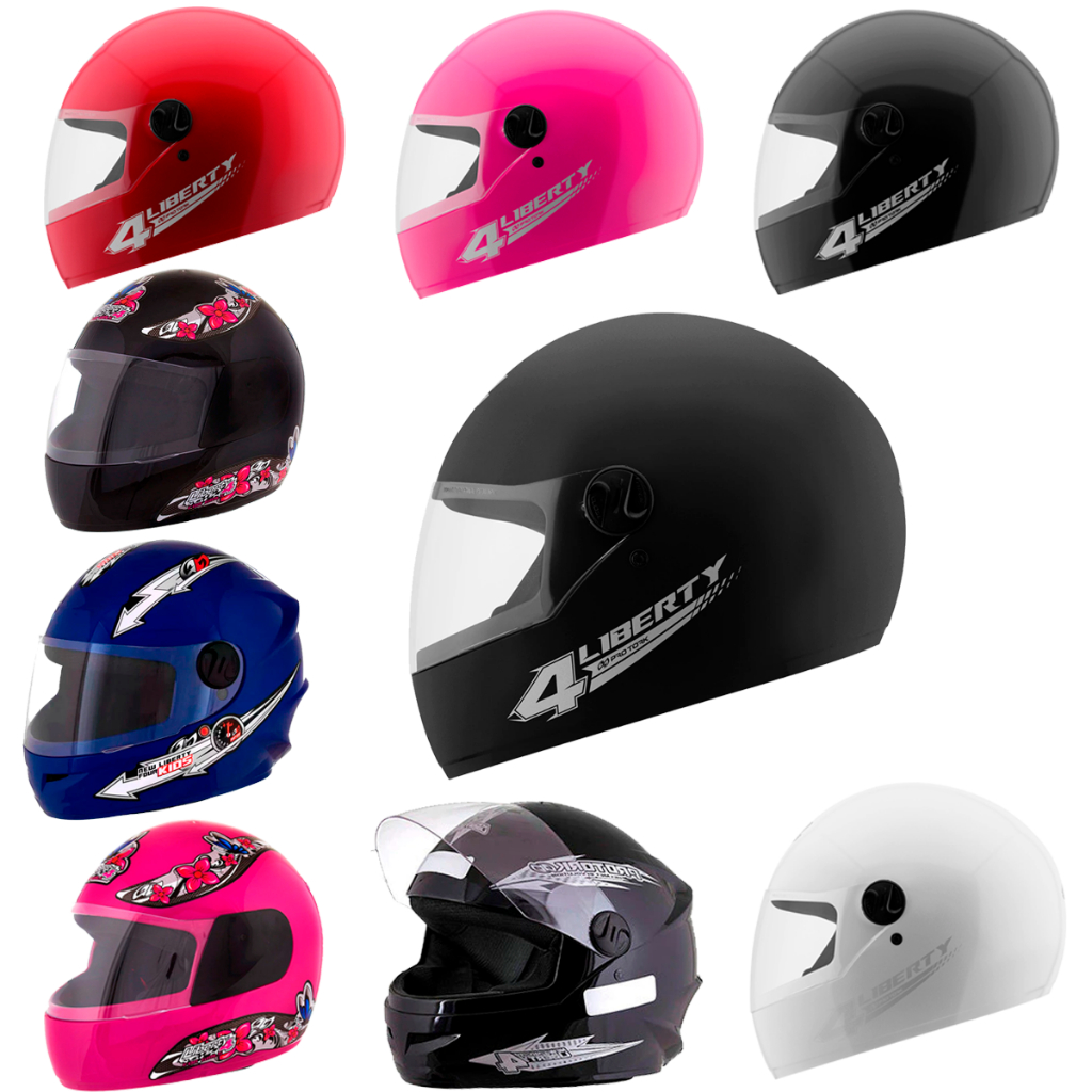 Capacete Moto Pro Tork Masculino Feminino Tamanho 56 58 60 Vários Modelos Cores