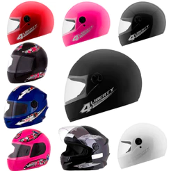 Capacete Moto Pro Tork Masculino Feminino Tamanho 56 58 60 Vários Modelos Cores