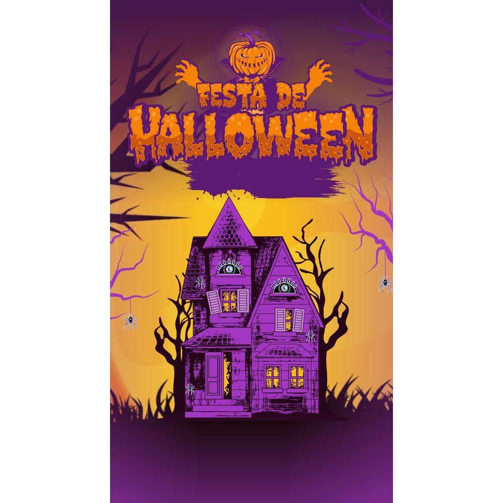 Bolsa Sacolinha ECOBAGS personalizada Halloween 20x30