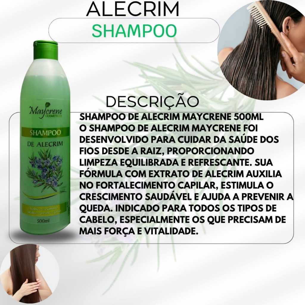 Maycrene Cosméticos - Kit Capilar Alecrim com 5 itens - Crescimento e Queda — imagem 2 de 2