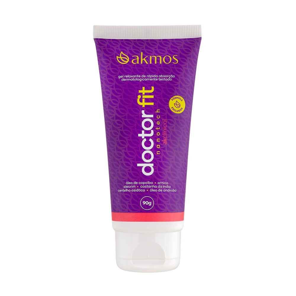 Doctor Fit Nanotech 90g Gel Para Massagem Relaxante Akmos