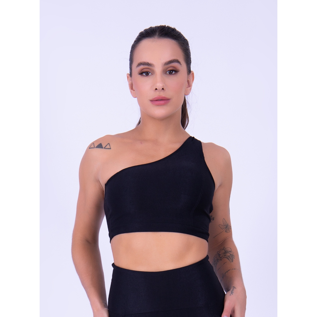 Top Feminino de Poliamida Wonder Lush em Oferta na Shopee