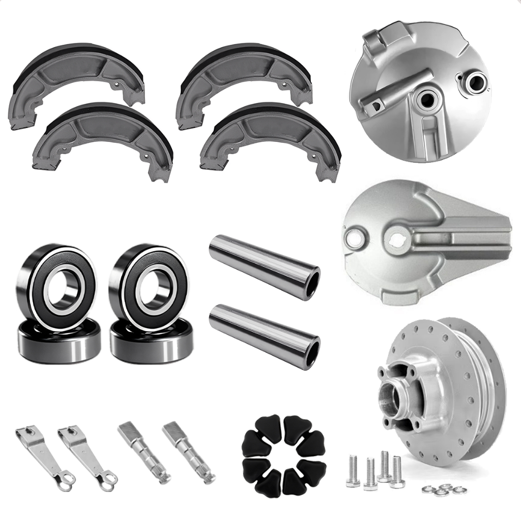 Kit Espelhos Lonas Rolamentos Braços Eixos Flange Bucha Titan Fan 150 04/19