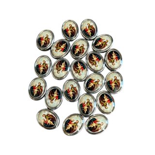 12 Entremeios Passantes Resinados Para Terço Pulseira em Oferta na Shopee