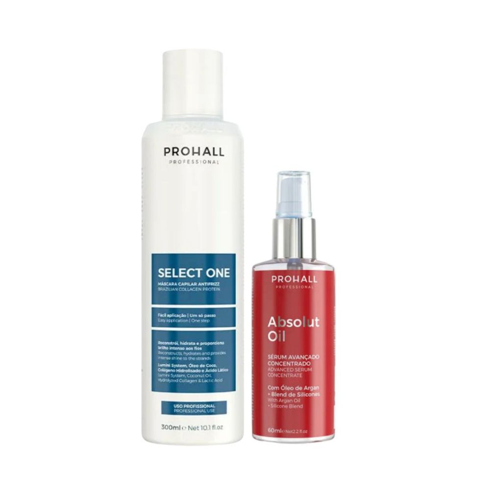 Select One Prohall 300ml + Óleo Reparador de Pontas Sérum Absoluto Oil 60ml