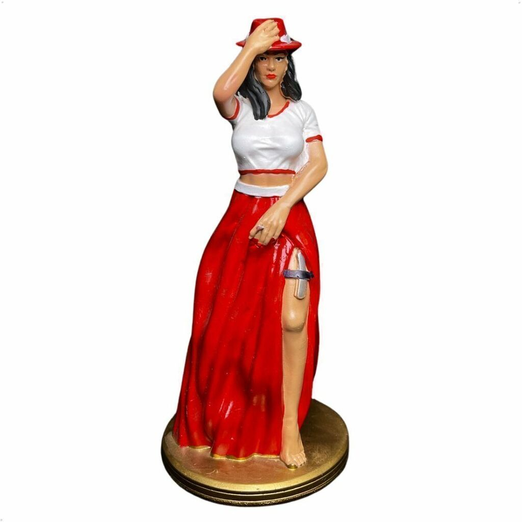 Imagem Estatueta Umbanda Pombagira Maria Navalha 20cm - Impressão 3D