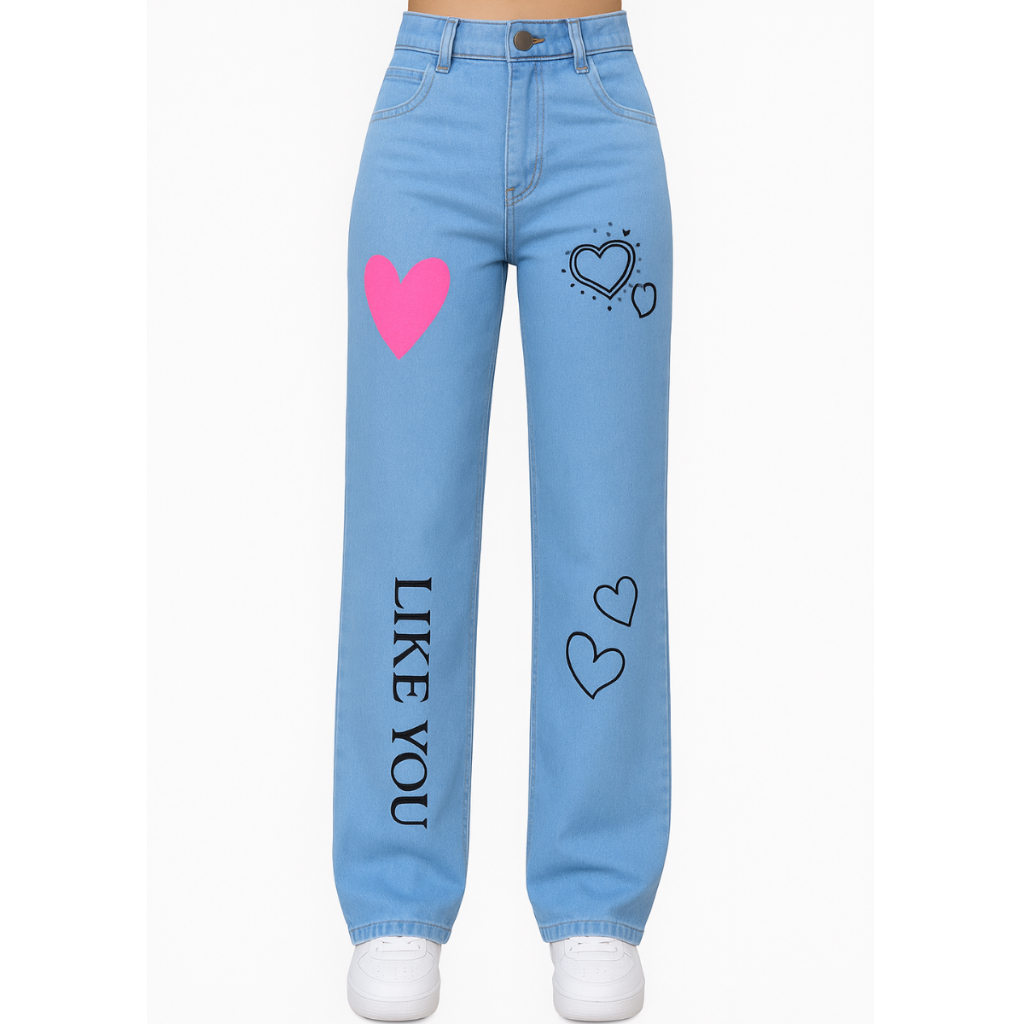 Calça Jeans Wide Leg Meninas Infatil Juvenil Pantalona