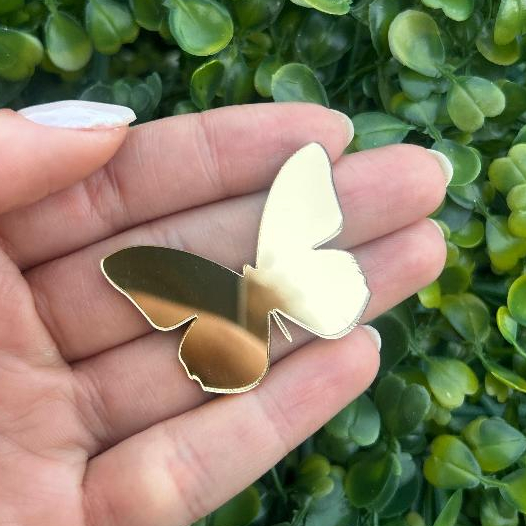 Kit 10 ou 20 Borboletas Decorativas Acrílico Espelhado Salão Decoração Quarto em Oferta na Shopee