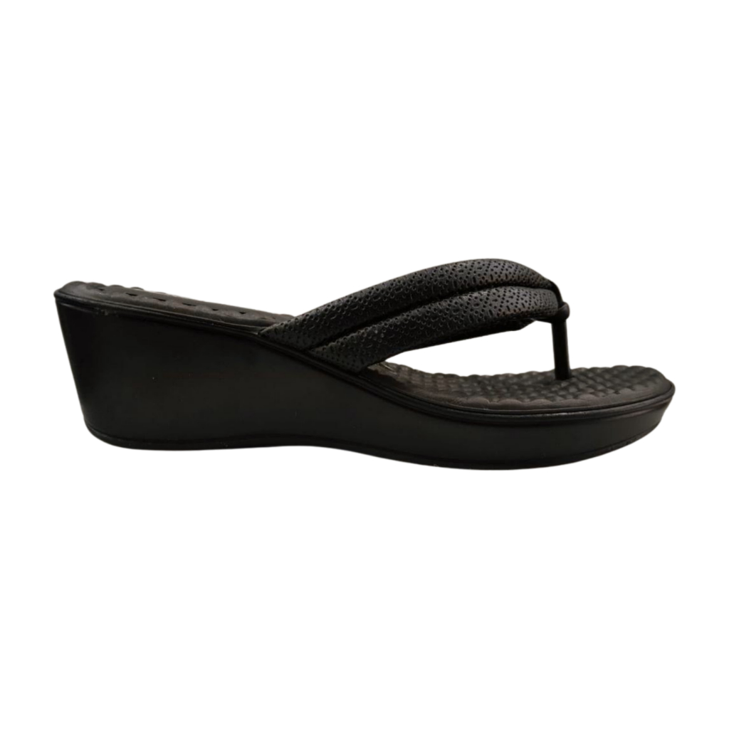 Tamanco Piccadilly Conforto Anabela Feminino 540364 Preto