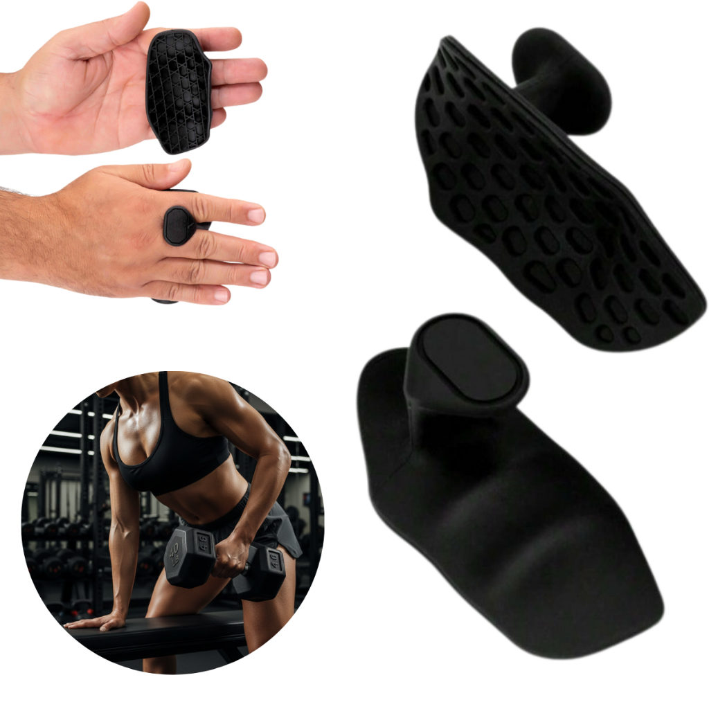 Luva Para Academia Musculação Grip Pegada Antiderrapante Protetor de Mão Anti Calo Halters Barra