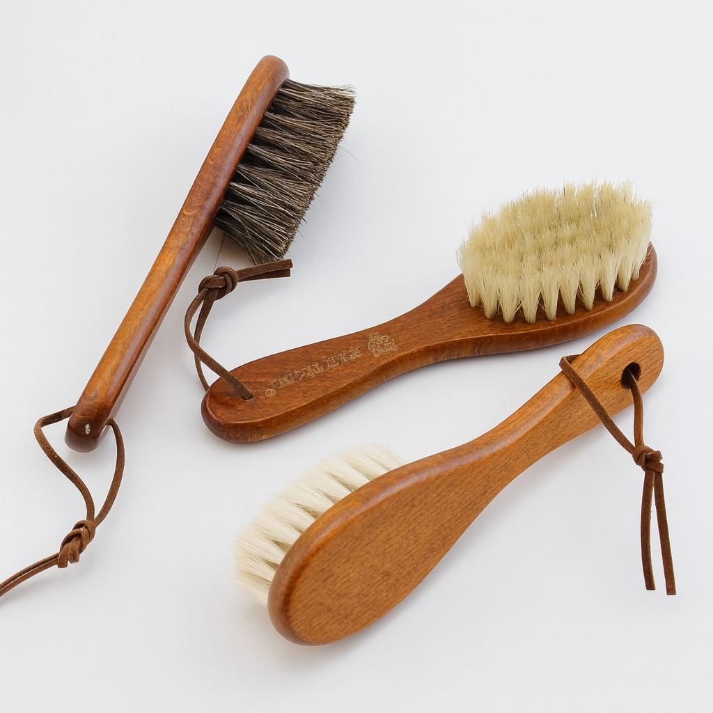 Escova de Barba Masculina Cerdas de Javali Cabo de Madeira Uso Profissional em Oferta na Shopee