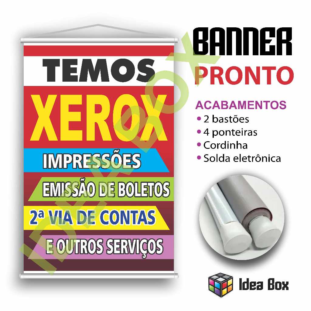 Banner XEROX IMPRESSÃO Super Promoção (cod 202) em Oferta na Shopee
