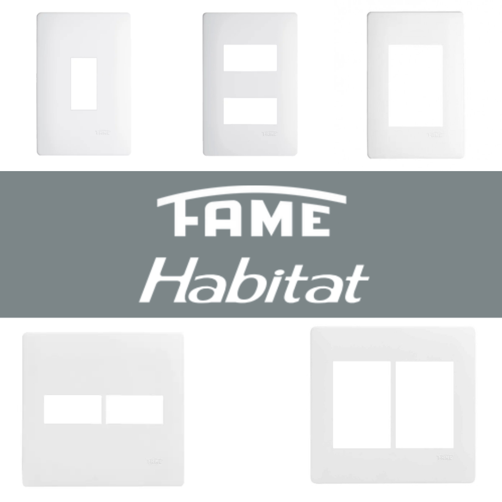 Placas Fame Habitat 4x2 e 4x4 com Suporte