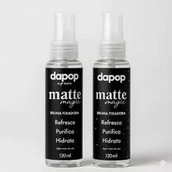 Kit 2 Bruma Matte Magic Fixadora Dapop de 120ML