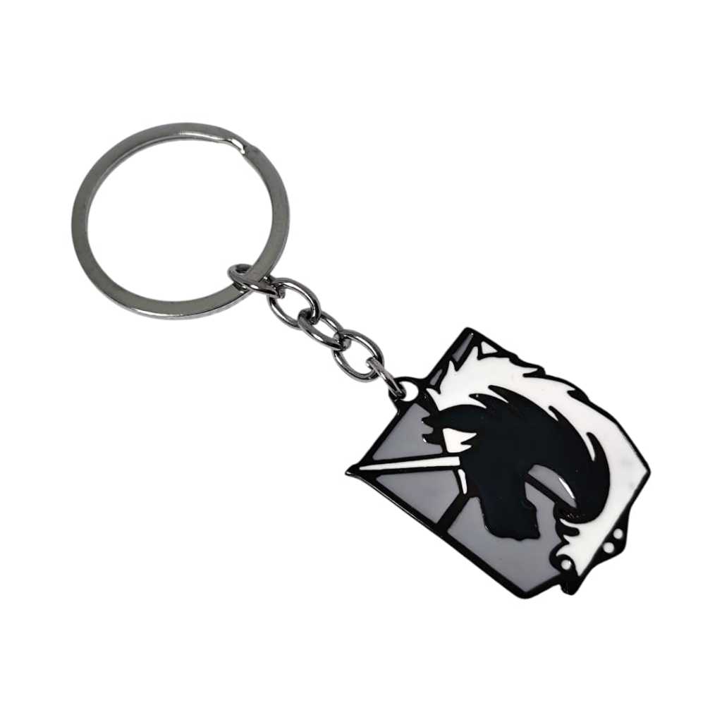 Chaveiro De Metal Emblema Da Brigada Da Policia De Attack On Titan Anime Para Mochila Presente