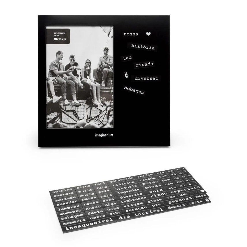 Porta Retrato Magnético Com 73 Imãs Decorativo Lembrança Amizade Imaginarium em Oferta na Shopee