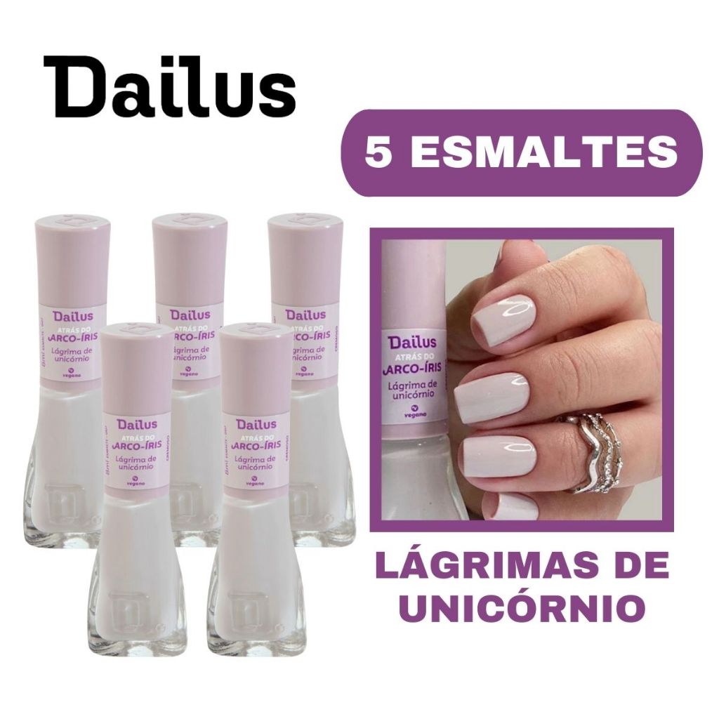 Esmalte Dailus Lágrima de Unicórnio Nude Cremoso
