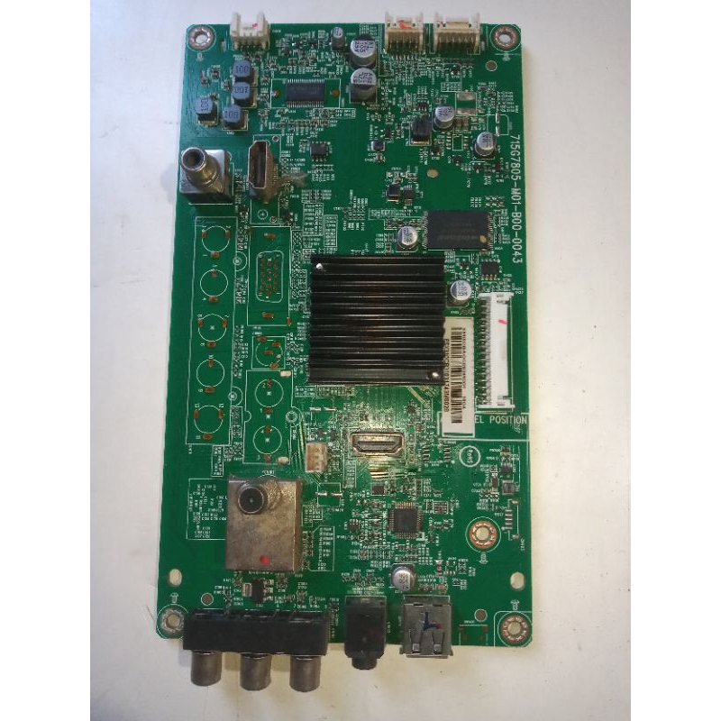 placa principal tv AOC LE32H1461 715G7805-M01-B00-0043 atenção aos conectores.