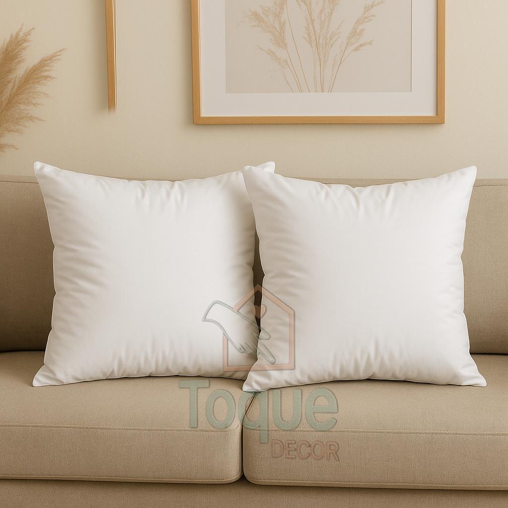 Enchimentos Almofada Refil 45x45 Kit 2/4/6 – Espuma Macia e Pronta para Uso