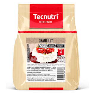 Chantilly Em Pó Tecnutri Pacote 500g 1 pacote em Oferta na Shopee