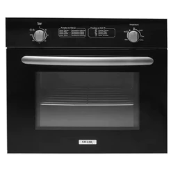 Forno a Gás de Embutir Stelar Napoli 46L Preto GLP ou Gás Natural GN