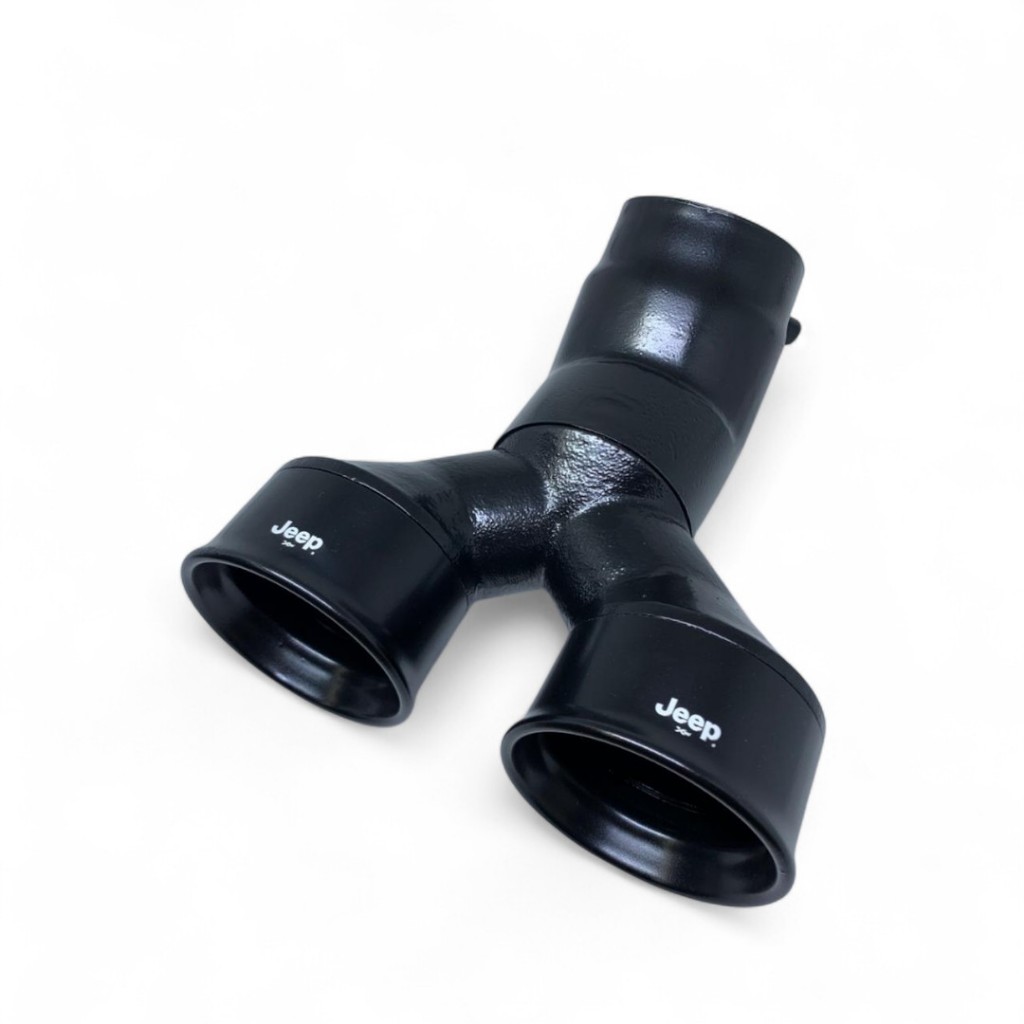 Ponteira De Escapamento Saída Dupla Automotiva Esportiva Jeep Compass T270 Diesel Flex