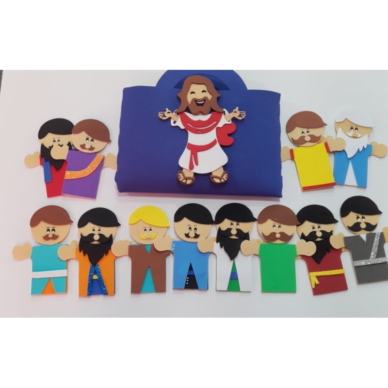 kit Jesus e os Discípulos em E.V.A