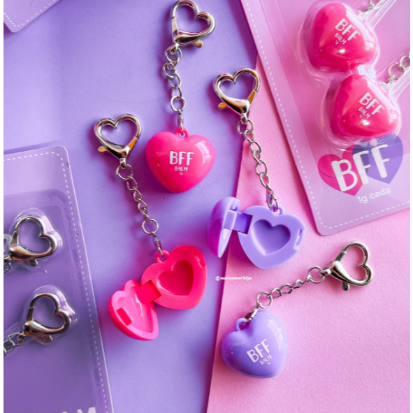 Kit Balm BFF Chaveiro - Mia Teen- Mia make