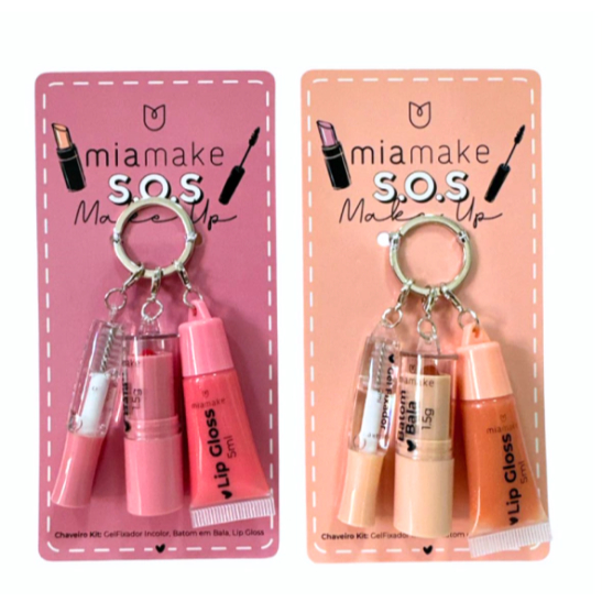 Chaveiro Sos Make up - Mia Make em Oferta na Shopee
