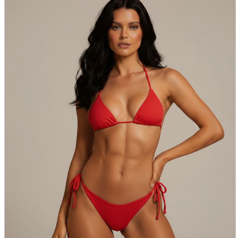 Biquini Feminino Cotininha Fio Dental Sem Bojo Moda Verão Ideal Para Maquinha