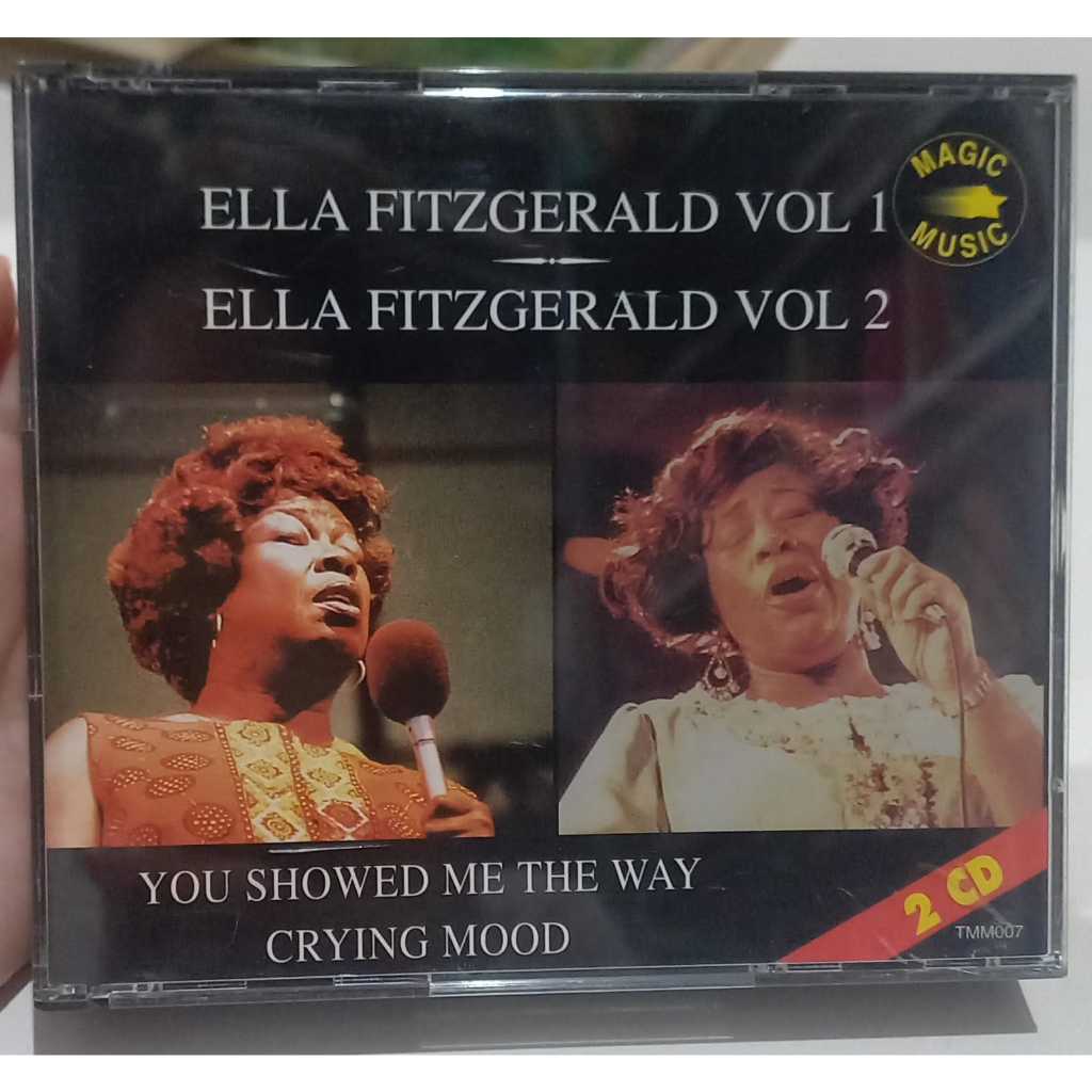 Box Duplo CDs: Ella Fitzgerald Volume 1 e 2 - YOU SHOWED ME THE WAY/CRYING MOOD