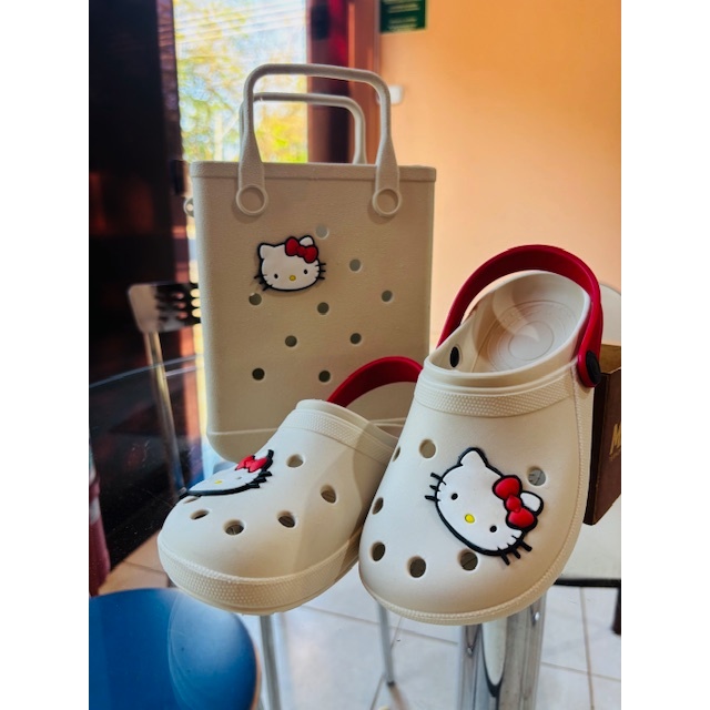 Babuche Infantil Menina + bolsa fofa Leve e Confortável Verão kit