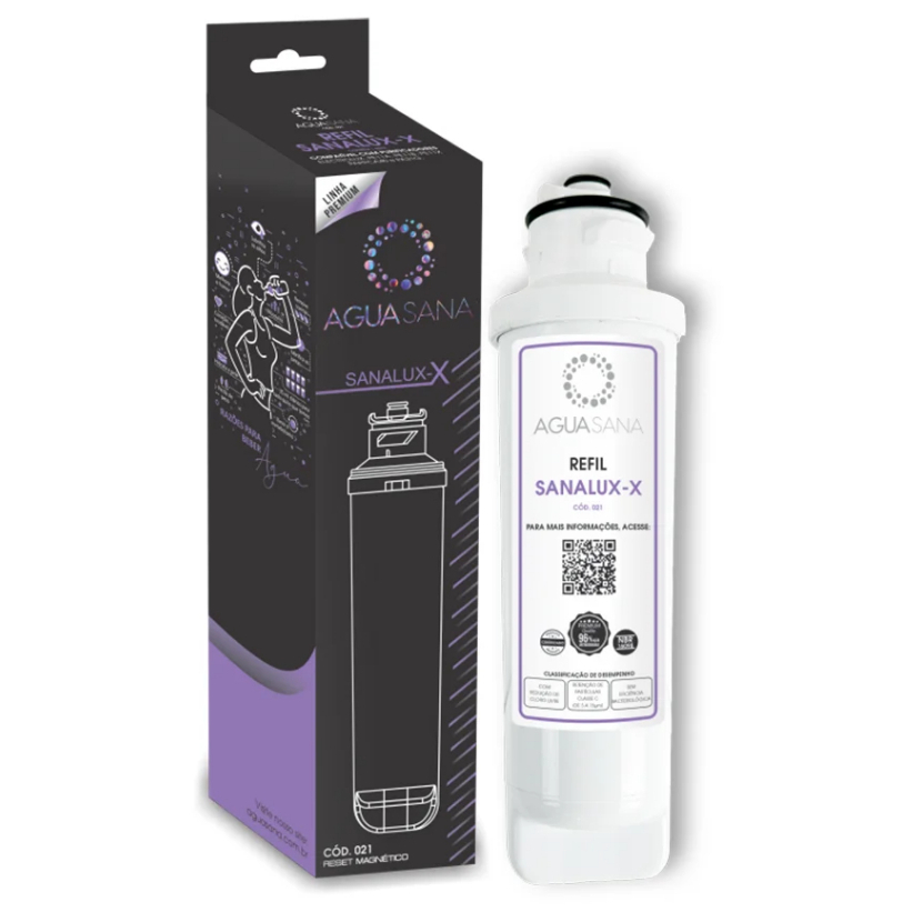 REFIL AGUA SANALUX-X COMPATIVEL COM PURIFICADORES ELECTROLUX